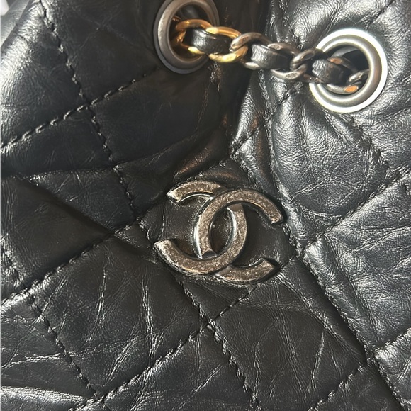 Chanel Gabrielle quilted leather backpack drawstring - Picture 14 of 14